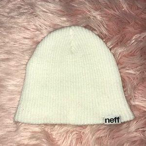 White Neff Beanie